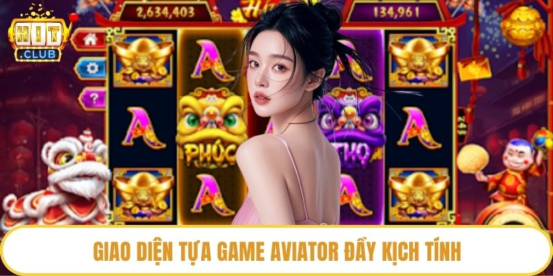 Giao diện tựa game Aviator đầy kịch tính
