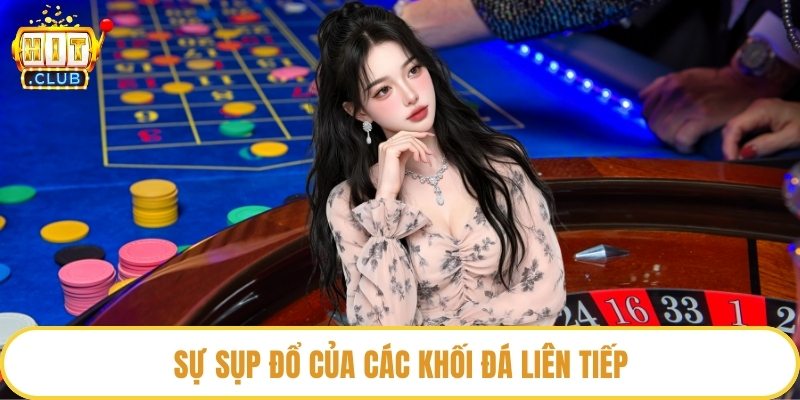 Sự sụp đổ của các khối đá liên tiếp